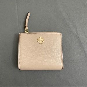 Tory Burch Bi-Fold Wallet Pink Nude